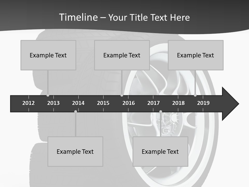 Wheels Tread Transport PowerPoint Template