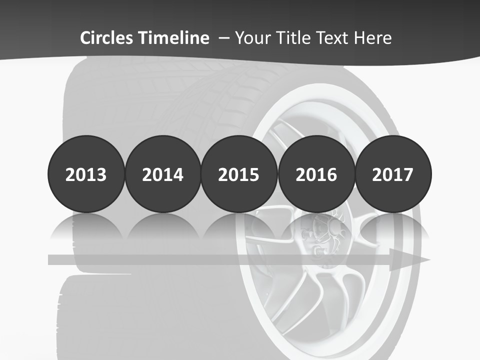 Wheels Tread Transport PowerPoint Template