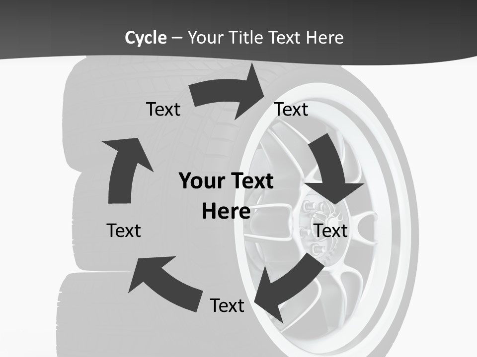 Wheels Tread Transport PowerPoint Template