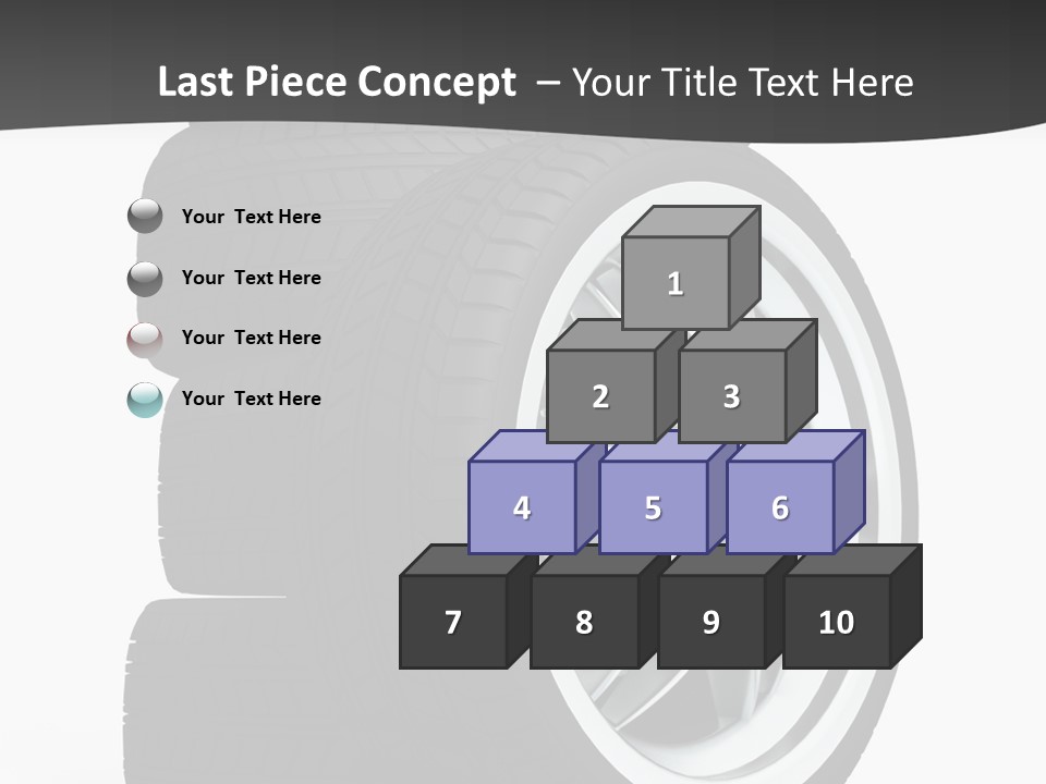 Wheels Tread Transport PowerPoint Template