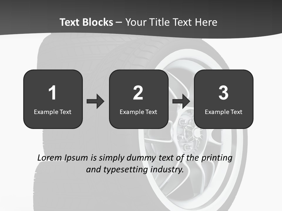 Wheels Tread Transport PowerPoint Template