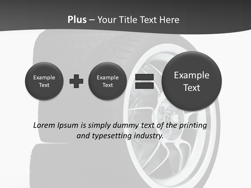 Wheels Tread Transport PowerPoint Template