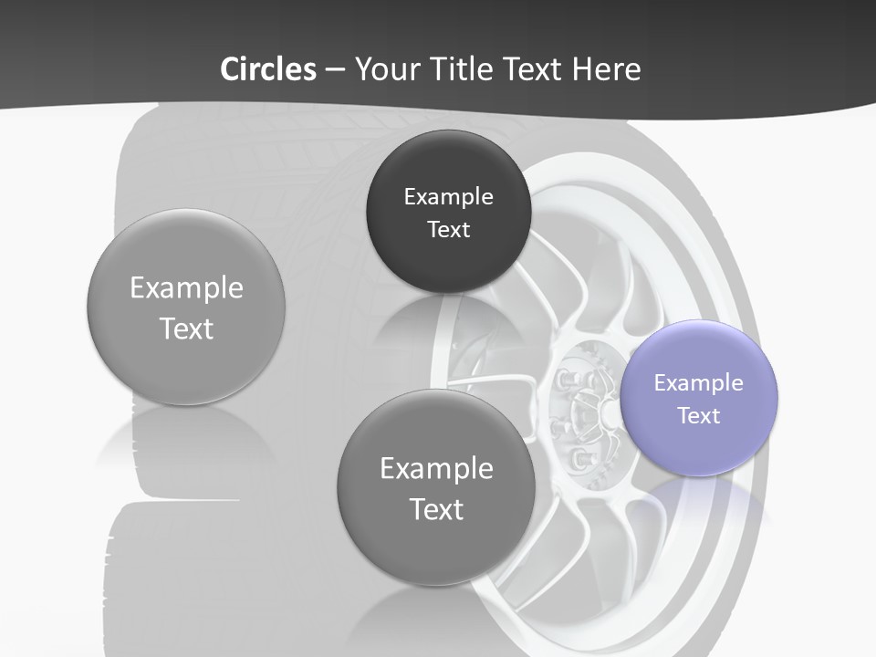 Wheels Tread Transport PowerPoint Template