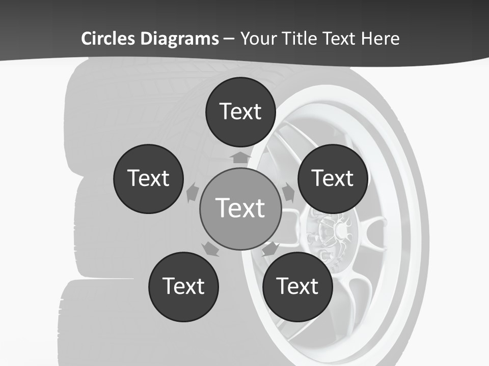 Wheels Tread Transport PowerPoint Template