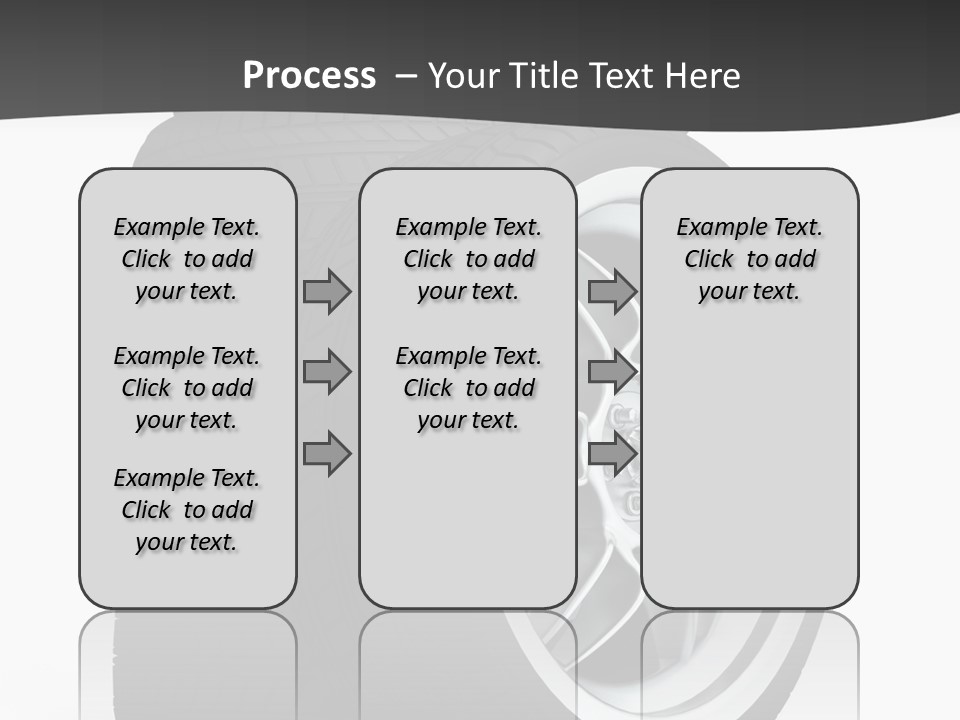 Wheels Tread Transport PowerPoint Template