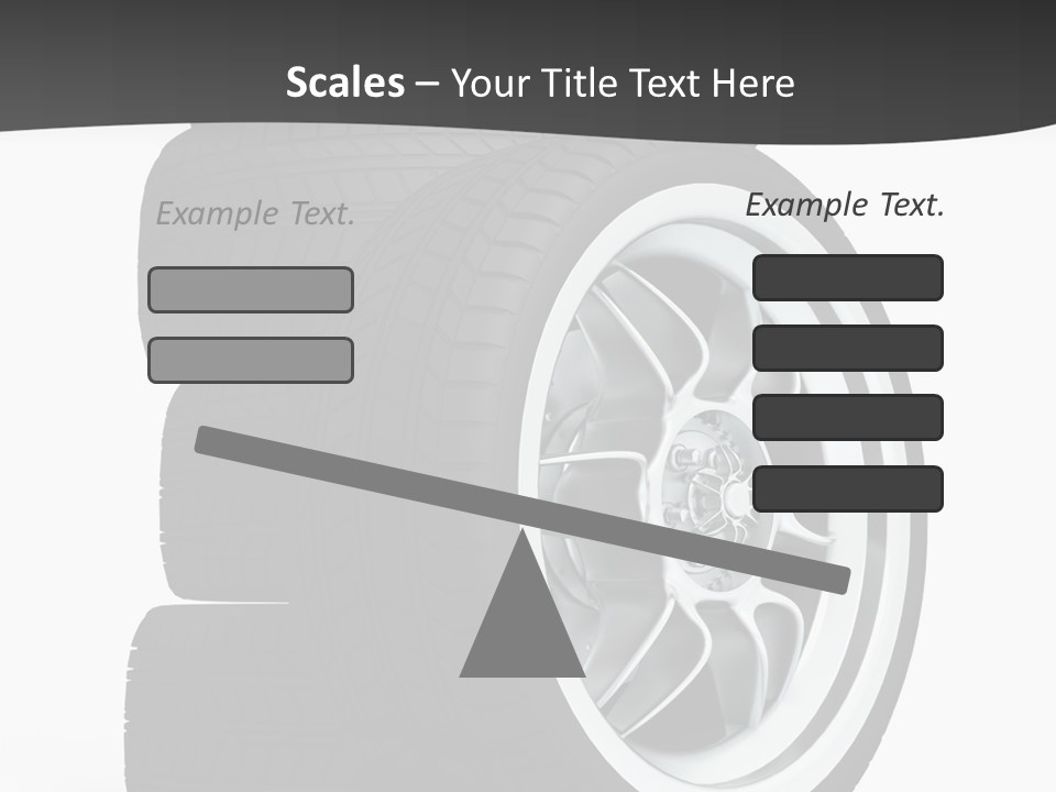 Wheels Tread Transport PowerPoint Template
