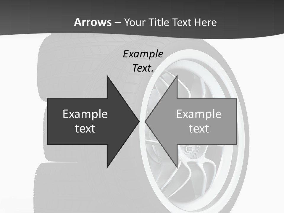 Wheels Tread Transport PowerPoint Template