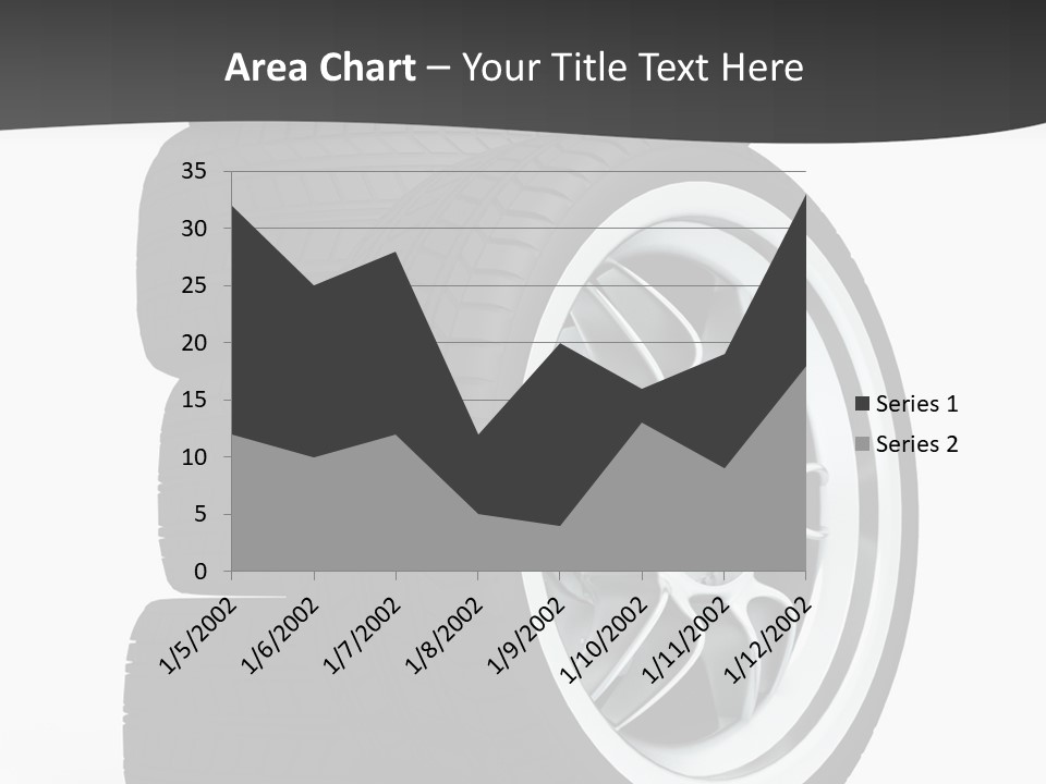 Wheels Tread Transport PowerPoint Template