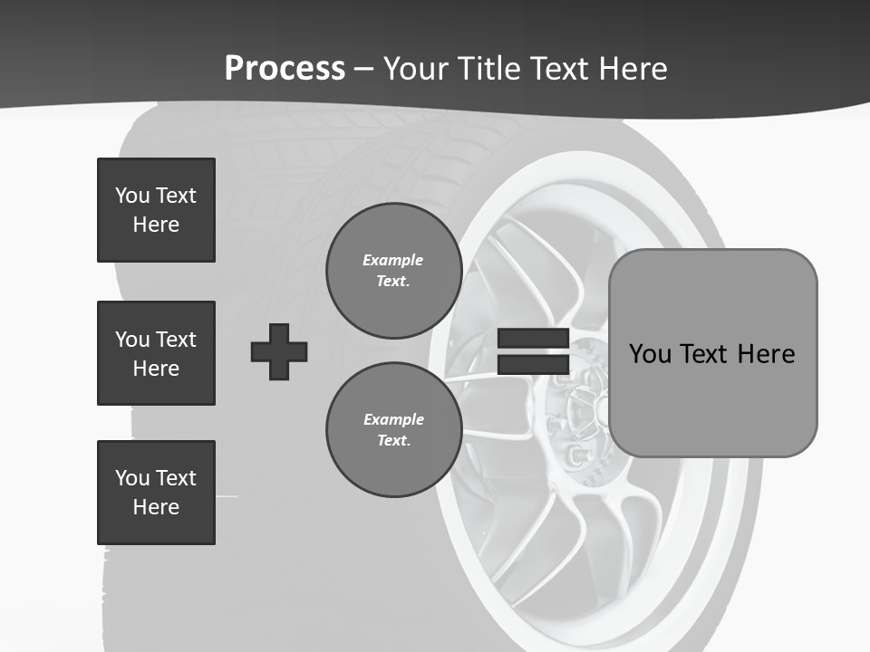 Wheels Tread Transport PowerPoint Template