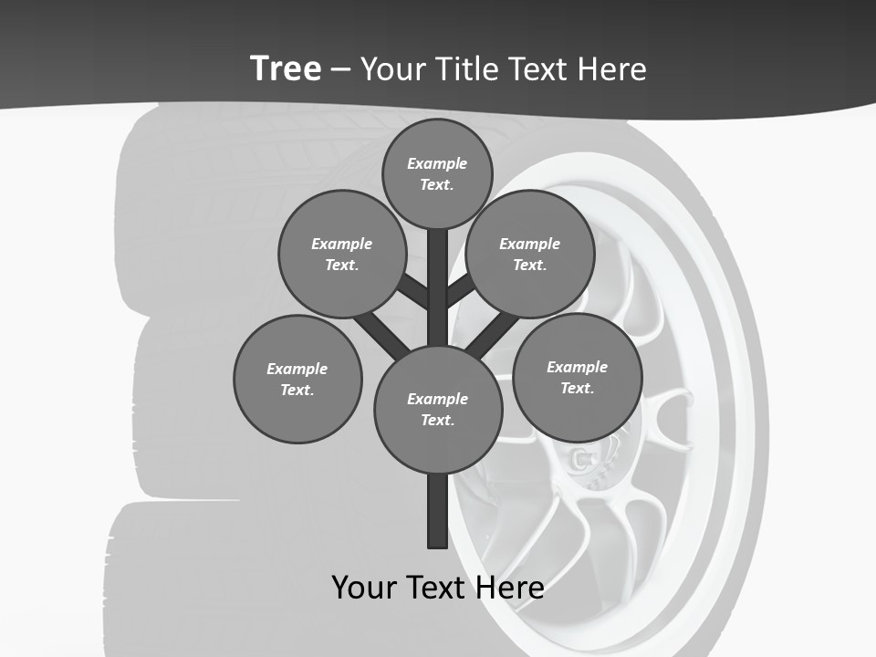Wheels Tread Transport PowerPoint Template