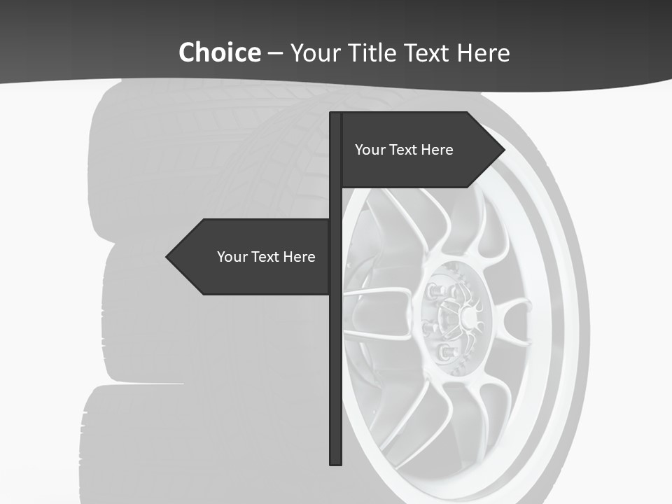 Wheels Tread Transport PowerPoint Template