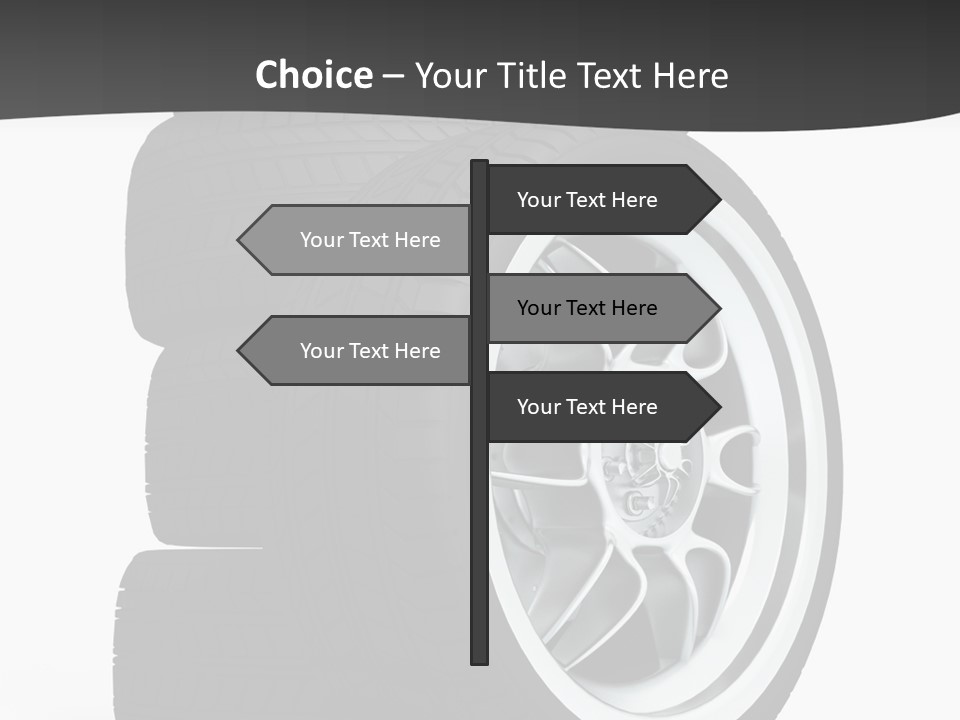 Wheels Tread Transport PowerPoint Template