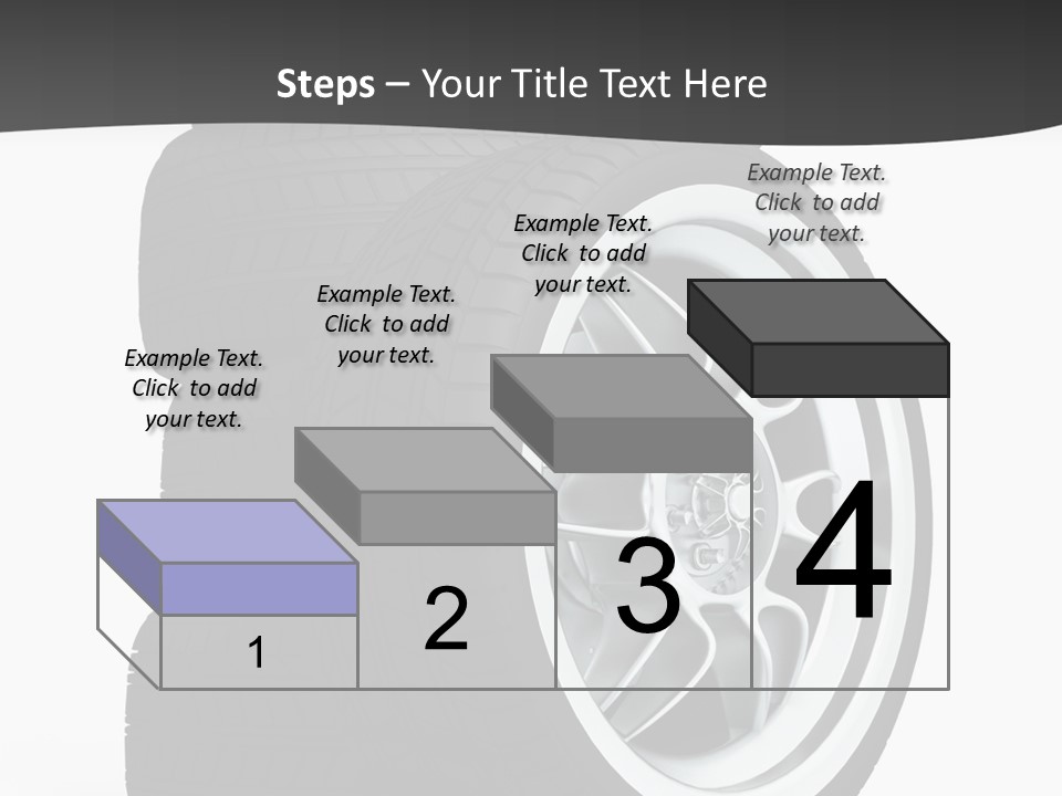 Wheels Tread Transport PowerPoint Template