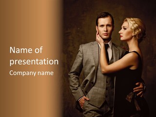 Anniversary Man Passion PowerPoint Template