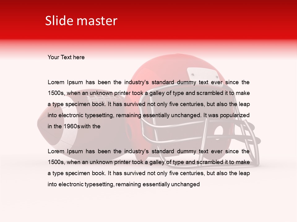 Metaphor Metallic Protection PowerPoint Template