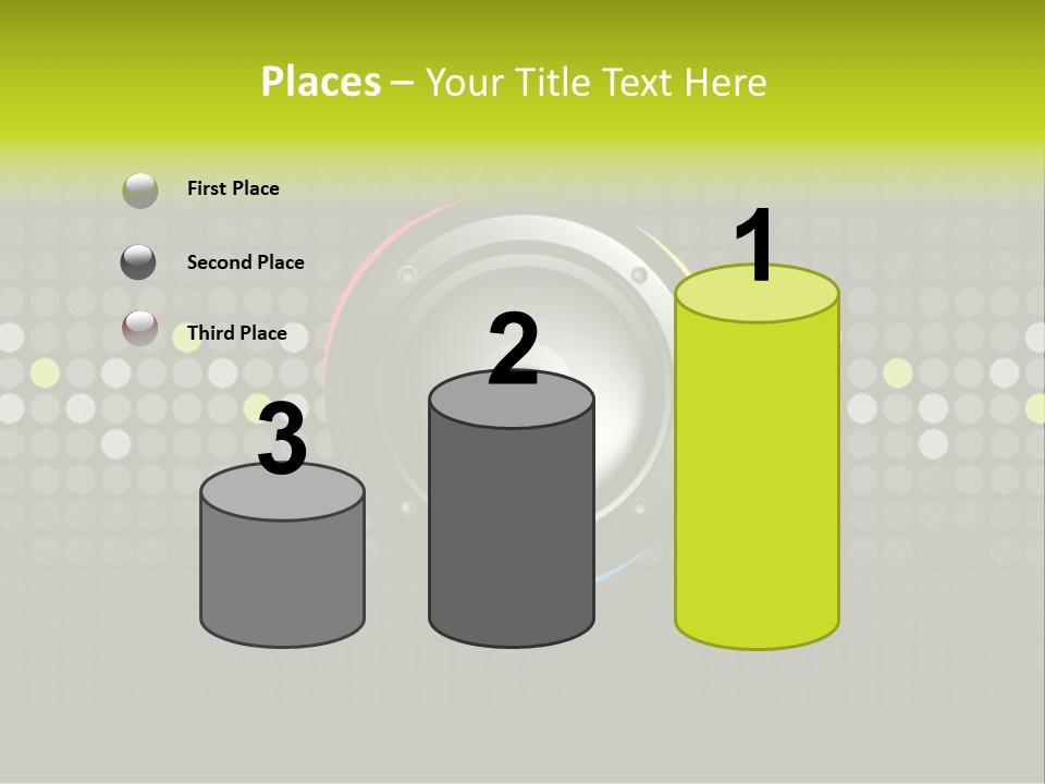 Audio Speaker Music PowerPoint Template