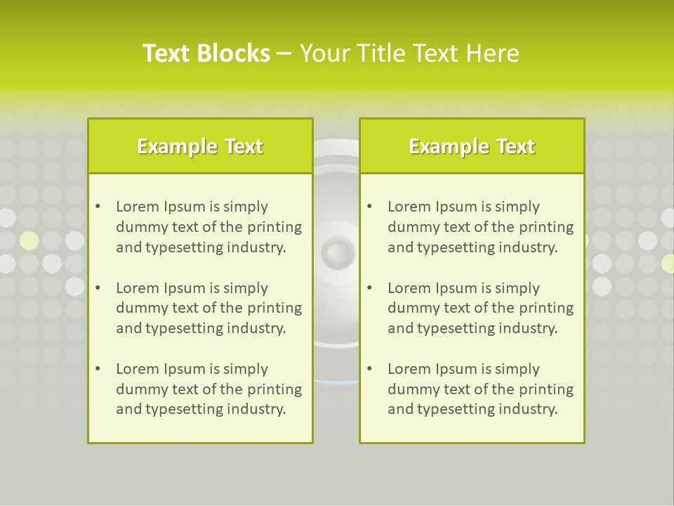 Audio Speaker Music PowerPoint Template