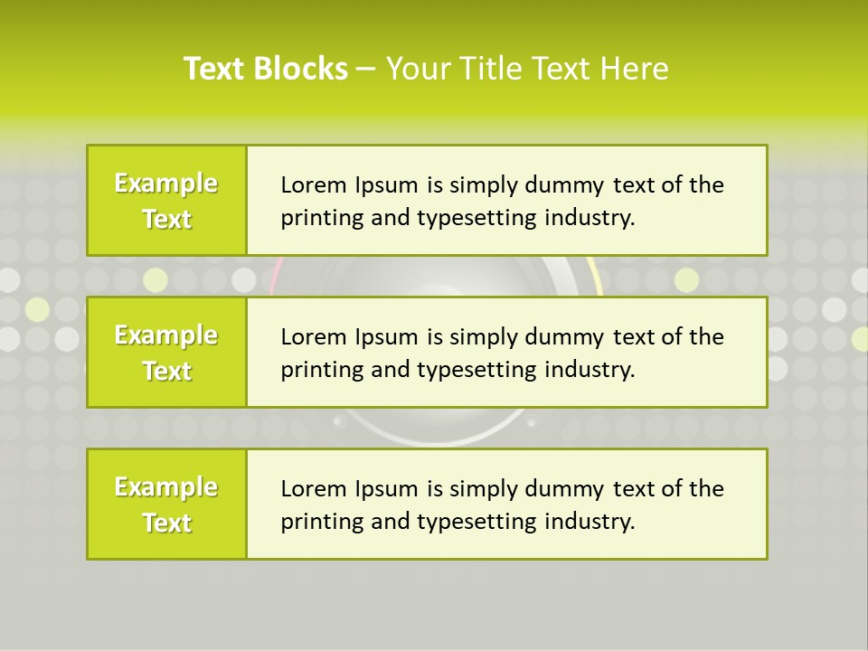 Audio Speaker Music PowerPoint Template