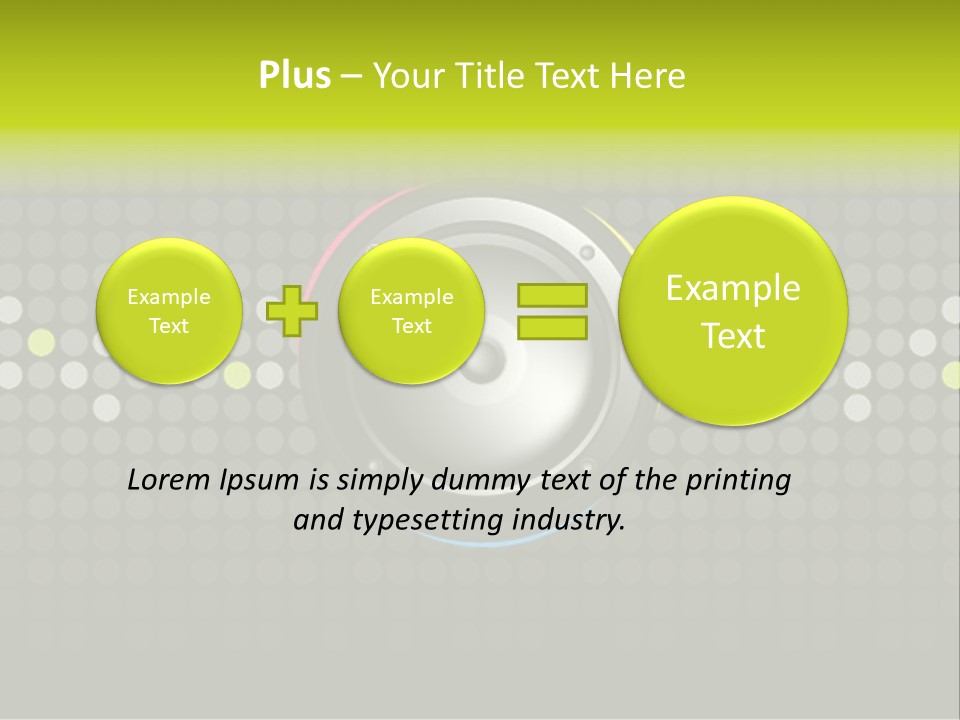 Audio Speaker Music PowerPoint Template