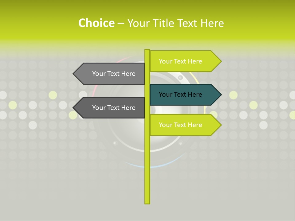 Audio Speaker Music PowerPoint Template