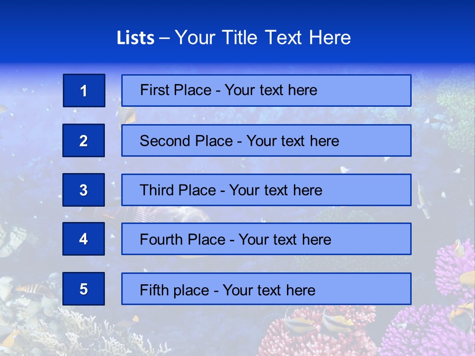 Polynesia Underwater Wild PowerPoint Template