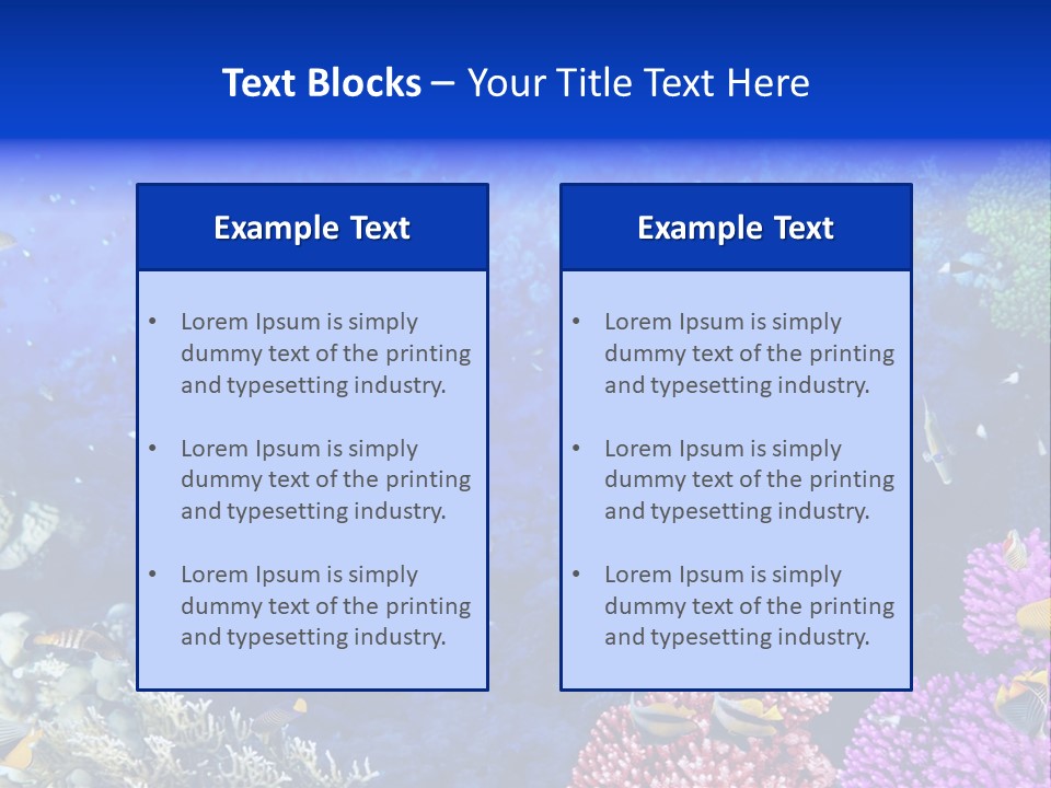 Polynesia Underwater Wild PowerPoint Template