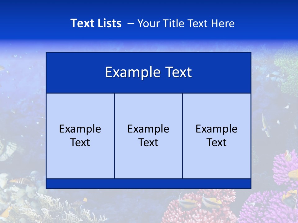 Polynesia Underwater Wild PowerPoint Template