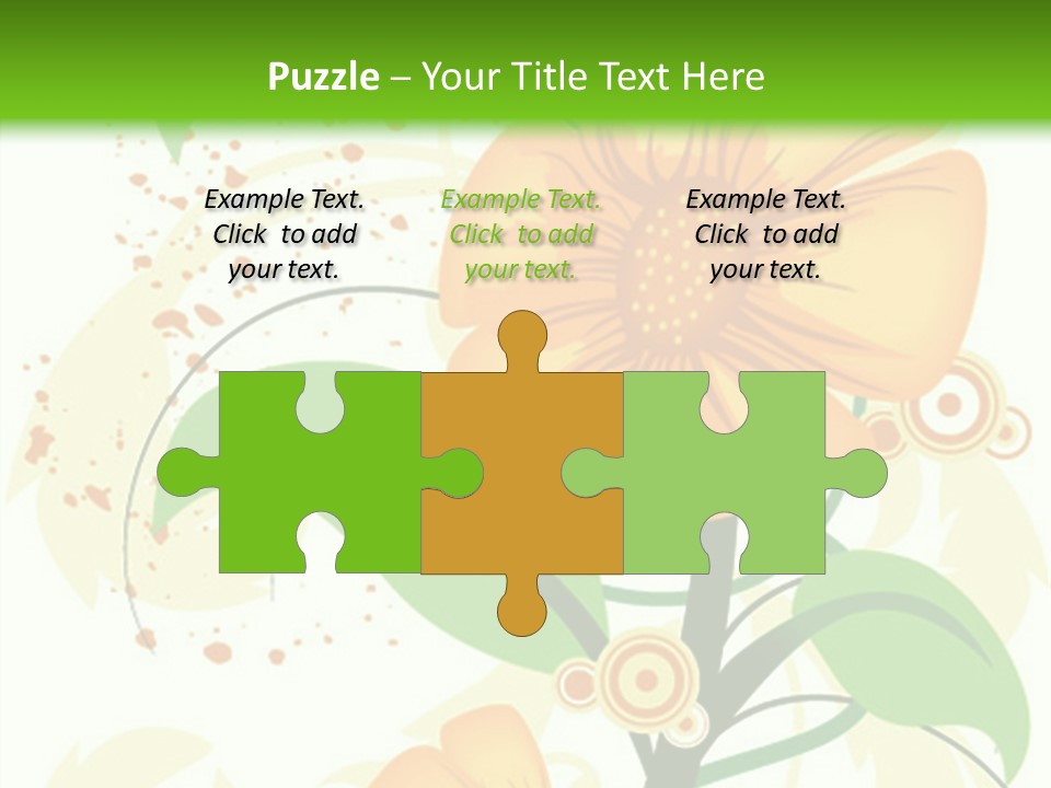 Decoration Green Vines PowerPoint Template