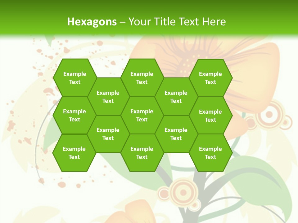 Decoration Green Vines PowerPoint Template