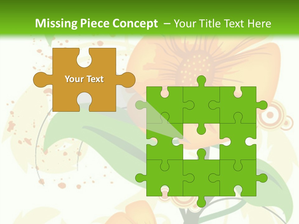 Decoration Green Vines PowerPoint Template