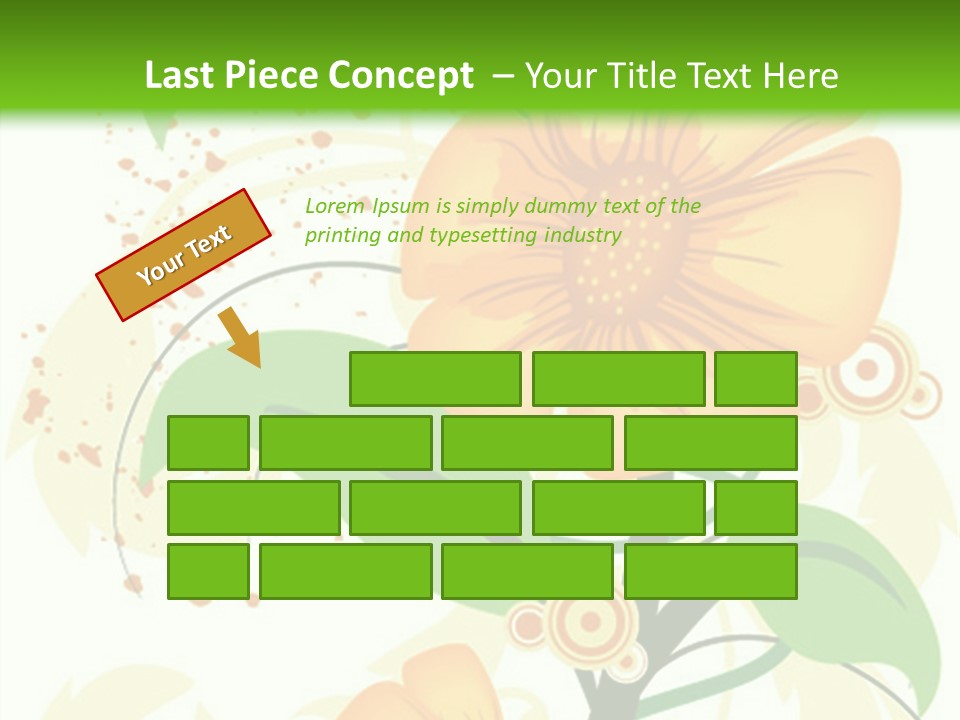 Decoration Green Vines PowerPoint Template