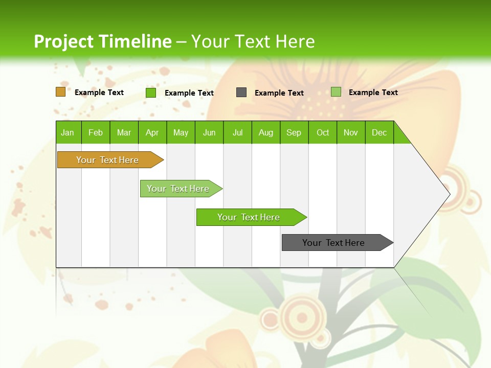 Decoration Green Vines PowerPoint Template