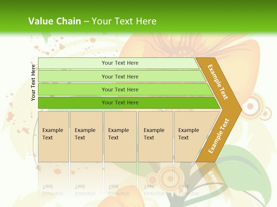 Decoration Green Vines PowerPoint Template