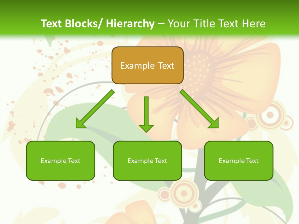 Decoration Green Vines PowerPoint Template