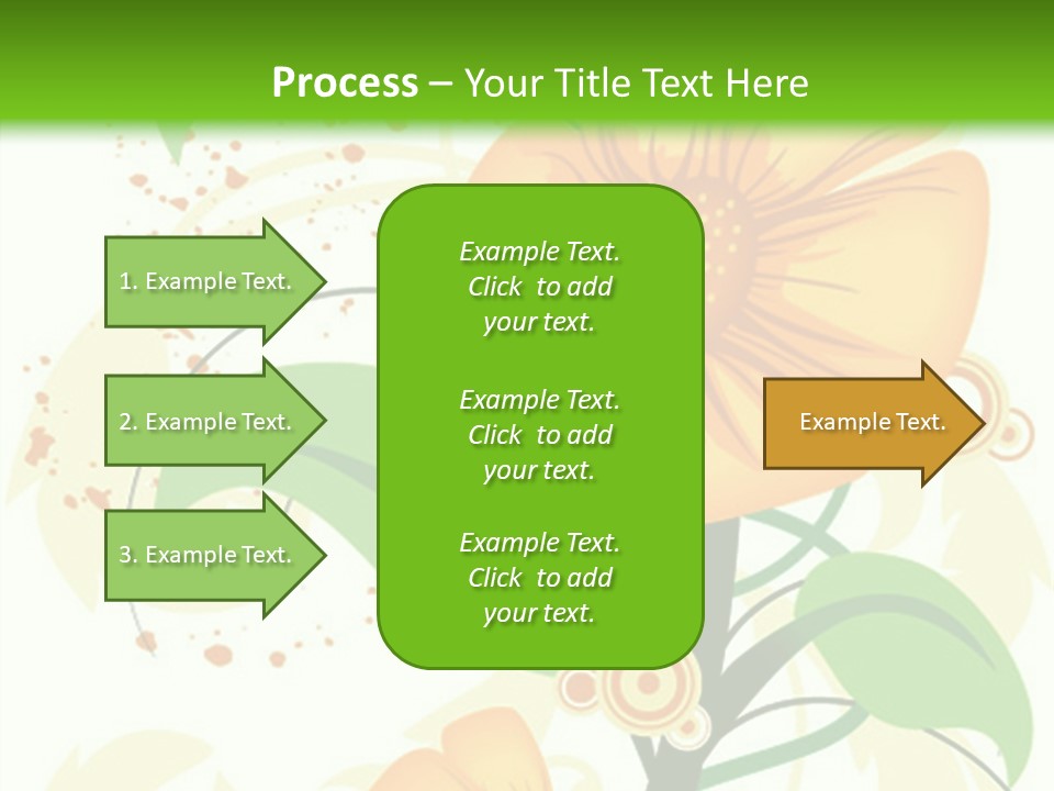 Decoration Green Vines PowerPoint Template