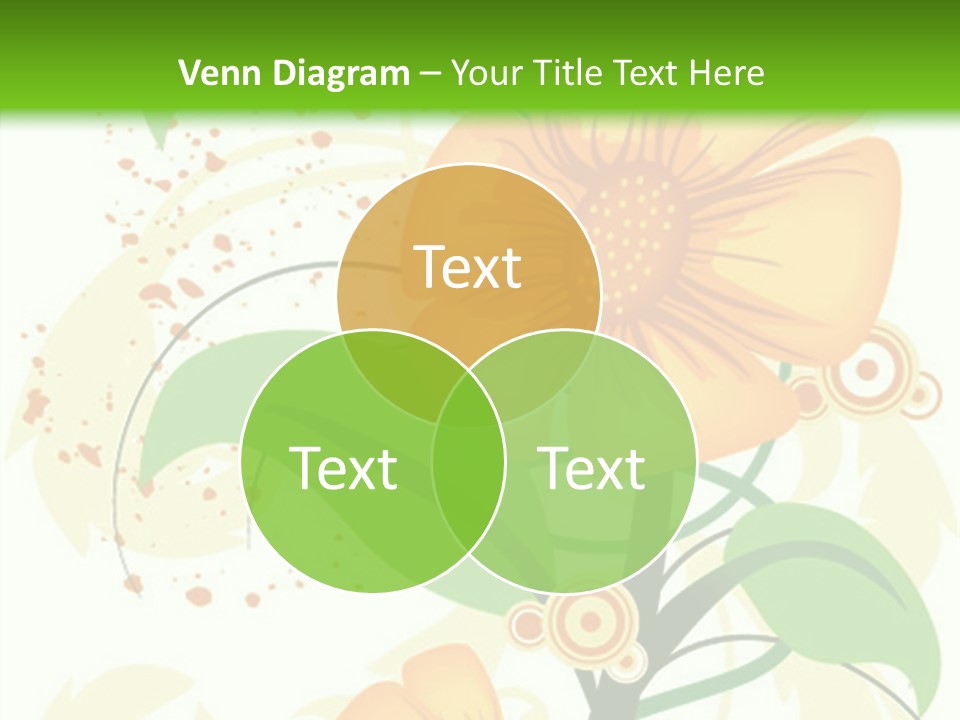 Decoration Green Vines PowerPoint Template
