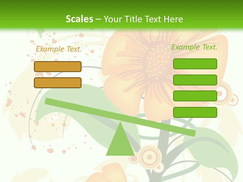 Decoration Green Vines PowerPoint Template