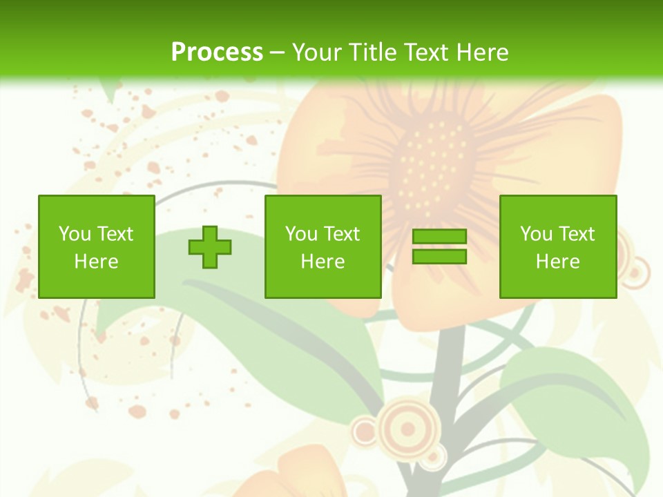 Decoration Green Vines PowerPoint Template