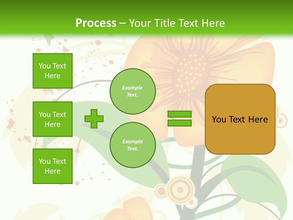 Decoration Green Vines PowerPoint Template