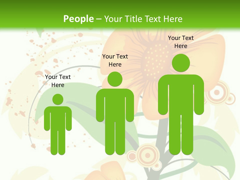 Decoration Green Vines PowerPoint Template