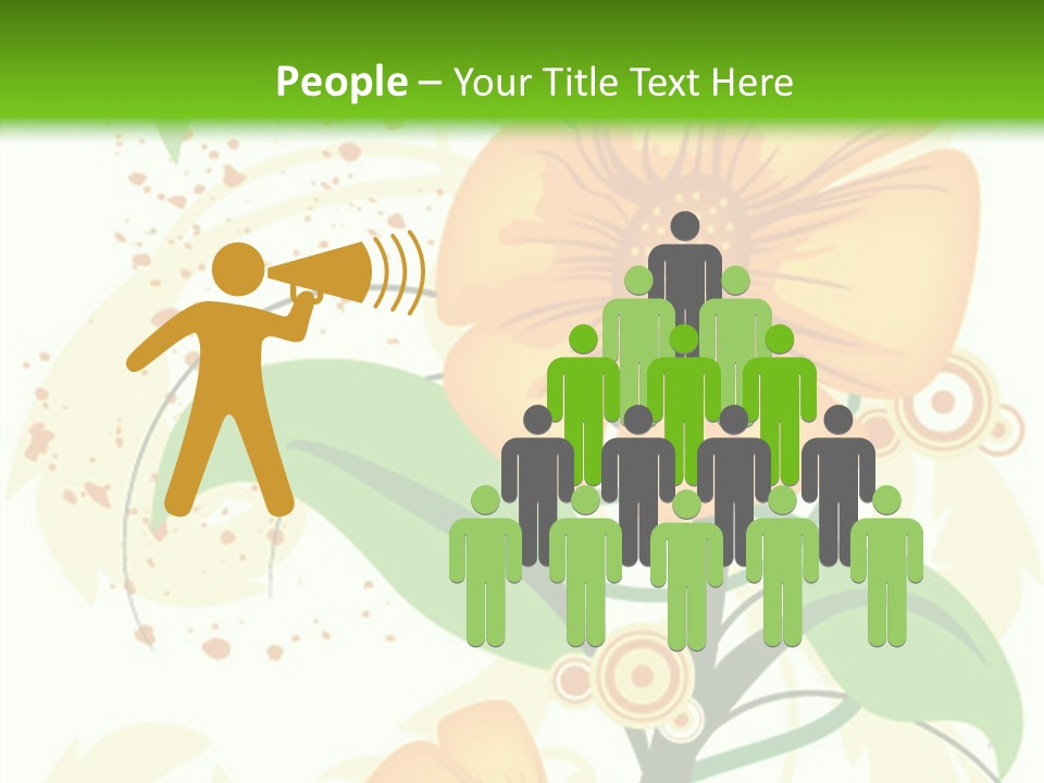 Decoration Green Vines PowerPoint Template