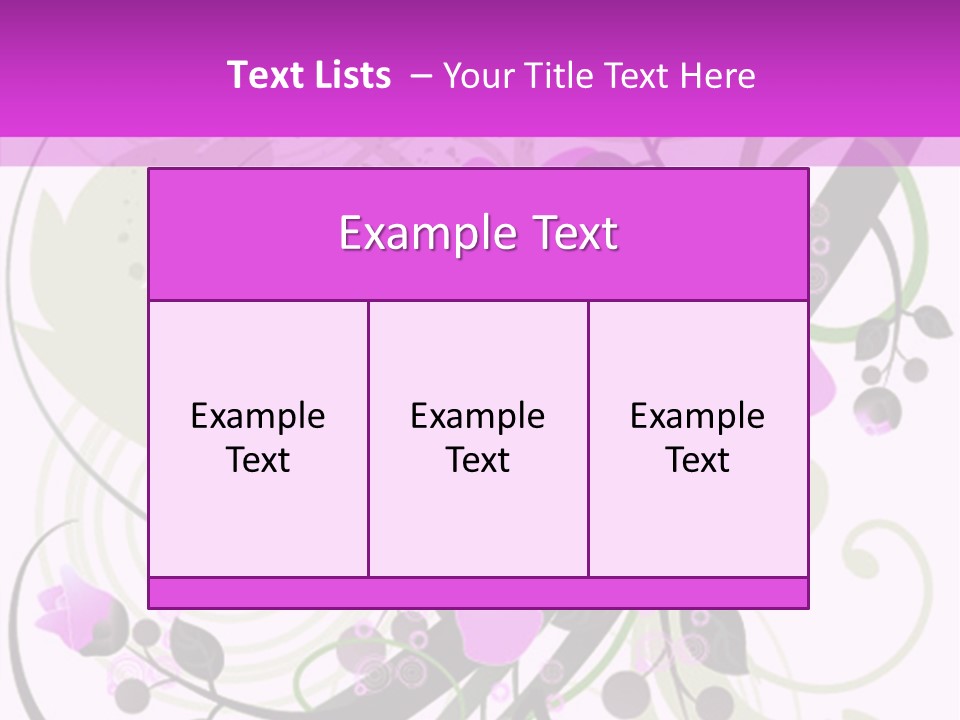 Wallpaper Green Floral PowerPoint Template