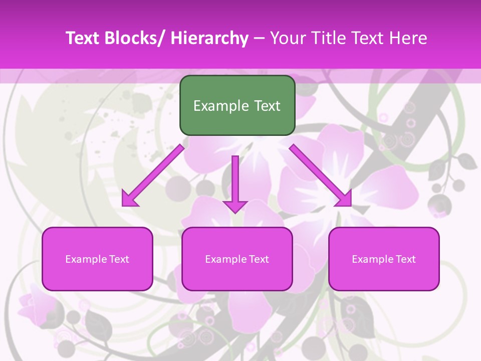 Wallpaper Green Floral PowerPoint Template