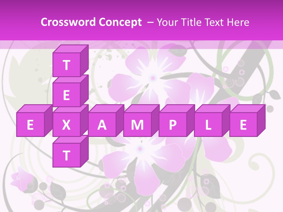 Wallpaper Green Floral PowerPoint Template