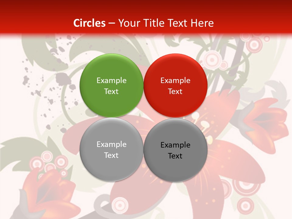 Decor Ink Circles PowerPoint Template