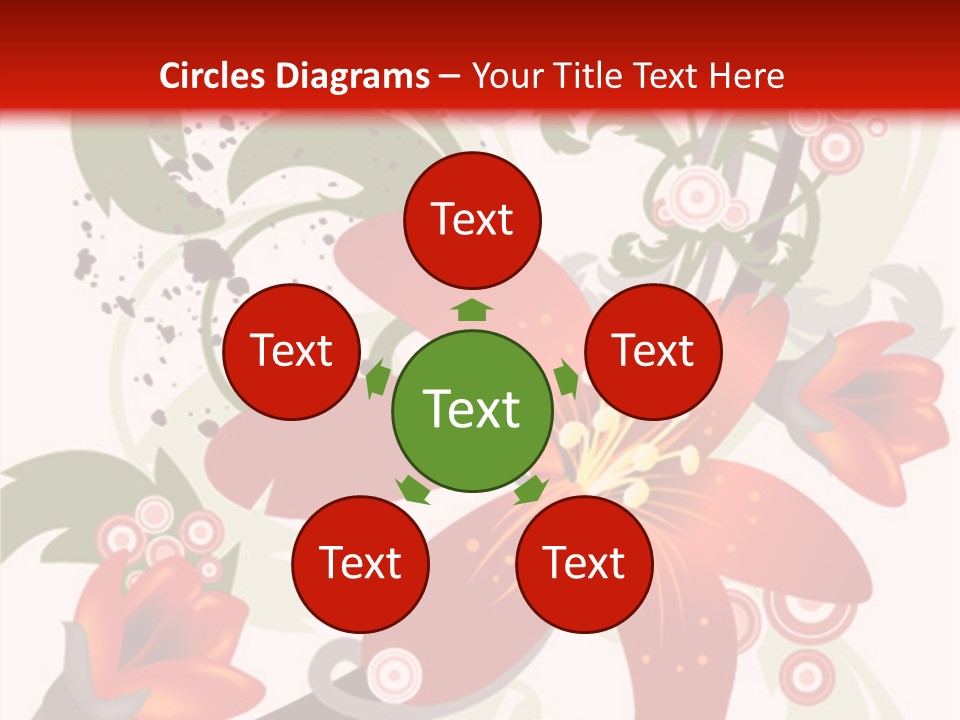 Decor Ink Circles PowerPoint Template