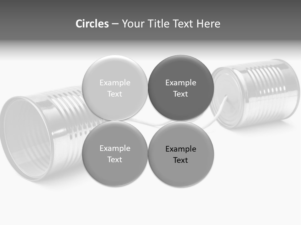 Tin Communication Thread PowerPoint Template