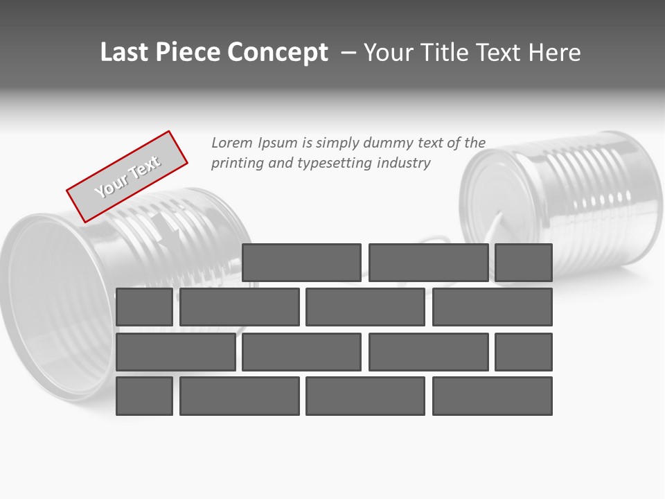 Tin Communication Thread PowerPoint Template