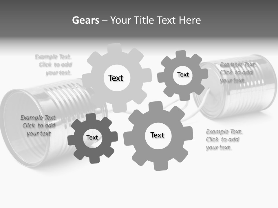 Tin Communication Thread PowerPoint Template