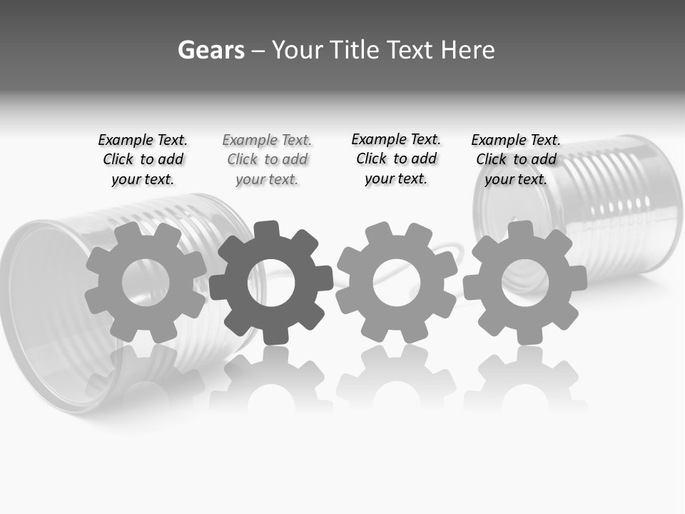 Tin Communication Thread PowerPoint Template